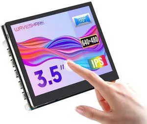 waveshare 3.5inch HDMI LCD, Compatible with Raspberry Pi 5/4B/3B/Zero/Zero W/Zero 2W/Pico/Pico W/Pico WH, Capacitive Touch IPS LCD Display, 640×480, Audio Jack waveshare 3.5inch HDMI LCD, Compatible with Raspberry Pi 5/4B/3B/Zero/Zero W/Zero 2W/Pico/Pico W/Pico WH, Capacitive Touch IPS LCD Display, 640×480, Audio Jack