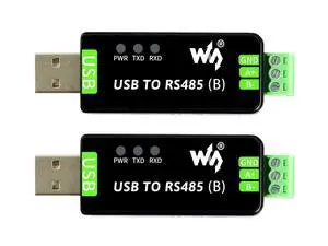 waveshare 2PCS Industrial USB to RS485 Bidirectional Converter Onboard Original CH343G Multi-Protection Circuits waveshare 2PCS Industrial USB to RS485 Bidirectional Converter Onboard Original CH343G Multi-Protection Circuits