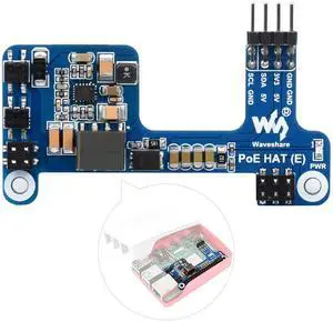 Waveshare PoE HAT (E) Compatible with Raspberry Pi 3B+/4B 802.3af-Compliant, Fully Isolated Switched-Mode Power Supply (SMPS) Waveshare PoE HAT (E) Compatible with Raspberry Pi 3B+/4B 802.3af-Compliant, Fully Isolated Switched-Mode Power Supply (SMPS)