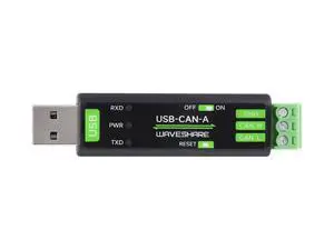 Waveshare USB to CAN Adapter Model A, STM32 Chip Solution, Multiple Working Modes, Multi-System Compatible Waveshare USB to CAN Adapter Model A, STM32 Chip Solution, Multiple Working Modes, Multi-System Compatible