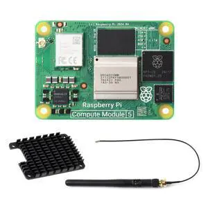 Waveshare CM5104000 Package A(4GB RAM, 0GB EMMC Flash, with Wire-Less), RPi CM5 Compute Module 5, Delivers The Power of Raspberry Pi 5 in A Compact Form Factor Waveshare CM5104000 Package A(4GB RAM, 0GB EMMC Flash, with Wire-Less), RPi CM5 Compute Module 5, Delivers The Power of Raspberry Pi 5 in A Compact Form Factor