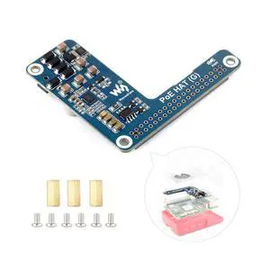 PoE HAT (G), Compatible with Raspberry Pi 5, 5V 5A Output, Stable Performance, Supports 802.3af/at Network Standard, Power Over Ethernet HAT (G), Suitable for RPi 5 Official Case PoE HAT (G), Compatible with Raspberry Pi 5, 5V 5A Output, Stable Performance, Supports 802.3af/at Network Standard, Power Over Ethernet HAT (G), Suitable for RPi 5 Official Case