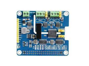 2-Channel Isolated CAN FD Expansion HAT, Compatible with Raspberry Pi 5/4B/3B/Zero/Zero W/Zero 2W/Pico/Pico W/Pico WH, CAN FD Support Multi Onboard Protection Circuits 2-Channel Isolated CAN FD Expansion HAT, Compatible with Raspberry Pi 5/4B/3B/Zero/Zero W/Zero 2W/Pico/Pico W/Pico WH, CAN FD Support Multi Onboard Protection Circuits