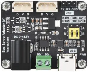 Waveshare Serial Bus Servo Driver Board, Integrates Servo Power Supply and Control Circuit, Applicable for ST/SC Series Serial Bus Servos, Small in Size, Easy to Integrate Waveshare Serial Bus Servo Driver Board, Integrates Servo Power Supply and Control Circuit, Applicable for ST/SC Series Serial Bus Servos, Small in Size, Easy to Integrate