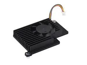 Waveshare Active Cooler Fan, Compatible with Raspberry Pi 5, Aluminium Heatsink, with Thermal Pads Waveshare Active Cooler Fan, Compatible with Raspberry Pi 5, Aluminium Heatsink, with Thermal Pads