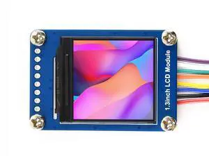 1.3inch LCD Display Module IPS Screen 240x240 HD Resolution with Embedded Controller Communicating via SPI Interface Compatible with Raspberry Pi/Jetson Nano/STM32 1.3inch LCD Display Module IPS Screen 240x240 HD Resolution with Embedded Controller Communicating via SPI Interface Compatible with Raspberry Pi/Jetson Nano/STM32