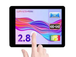 waveshare 2.8inch Capacitive Touch Display Compatible with Raspberry Pi 5/4B/3B+/3A+/CM3+/4 480×640 Resolution DSI Interface IPS Optical Bonding Screen waveshare 2.8inch Capacitive Touch Display Compatible with Raspberry Pi 5/4B/3B+/3A+/CM3+/4 480×640 Resolution DSI Interface IPS Optical Bonding Screen