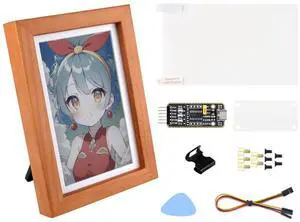 Waveshare 7.3inch E6 Full Color E-Paper with Solid Wood Photo Frame, Compatible with Raspberry Pi Zero, Ultra-Long Standby, 800 × 480 Resolution, Without Batt Waveshare 7.3inch E6 Full Color E-Paper with Solid Wood Photo Frame, Compatible with Raspberry Pi Zero, Ultra-Long Standby, 800 × 480 Resolution, Without Batt