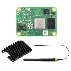 Waveshare Pi Compute Module 4 Comes with an Official Raspberry Pi CM4002000 (Without Wireless, 2GB RAM, Lite Version), an Antenna Kit and a HEATSINK(3 Items) Waveshare Pi Compute Module 4 Comes with an Official Raspberry Pi CM4002000 (Without Wireless, 2GB RAM, Lite Version), an Antenna Kit and a HEATSINK(3 Items)