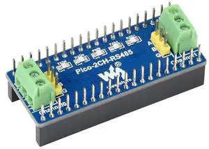 Waveshare 2-Channel RS485 Module for Raspberry Pi Pico Incorporates RS485 Transceiver SP3485 Using UART Bus Waveshare 2-Channel RS485 Module for Raspberry Pi Pico Incorporates RS485 Transceiver SP3485 Using UART Bus