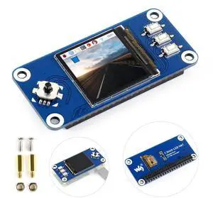 Waveshare 1.3inch IPS LCD Display HAT, Compatible with Raspberry Pi Zero/Zero W/Zero WH/4B/3B, 240x240 Pixels, SPI Interface Waveshare 1.3inch IPS LCD Display HAT, Compatible with Raspberry Pi Zero/Zero W/Zero WH/4B/3B, 240x240 Pixels, SPI Interface
