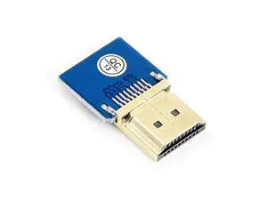 Waveshare HDMI Adapter for DIY HDMI Cable Horizontal/Straight Connector Waveshare HDMI Adapter for DIY HDMI Cable Horizontal/Straight Connector