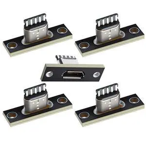 5pcs/Set DIY OEM Micro-USB 5Pin Female Type-B Socket Connector Panel Mount Type with PC Board USB 2.0 Pinout 5pcs/Set DIY OEM Micro-USB 5Pin Female Type-B Socket Connector Panel Mount Type with PC Board USB 2.0 Pinout