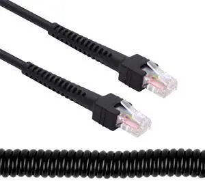 RJ45 Cat6 8P8C UTP Male to Male Stretch Coiled Cable LAN Ethernet Network Patch Cord 200cm RJ45 Cat6 8P8C UTP Male to Male Stretch Coiled Cable LAN Ethernet Network Patch Cord 200cm