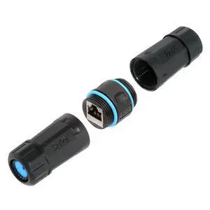 Connector M20 Locking IP68 Waterproof UTP STP RJ45 Female to CAT6 Female Networking Patch Extension Adapter Coupler Connector M20 Locking IP68 Waterproof UTP STP RJ45 Female to CAT6 Female Networking Patch Extension Adapter Coupler