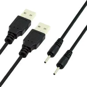 2pcs/lot 150cm 24AWG USB 2.0 Male Type-A to 5V DC 2.0x0.7mm DC Power Round Plug Cable 2pcs/lot 150cm 24AWG USB 2.0 Male Type-A to 5V DC 2.0x0.7mm DC Power Round Plug Cable