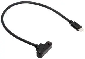 USB-C 480Mbps Type-C Male to Up Angled Female Extension Data Screw Locking Cable for for Camera VR USB-C 480Mbps Type-C Male to Up Angled Female Extension Data Screw Locking Cable for for Camera VR