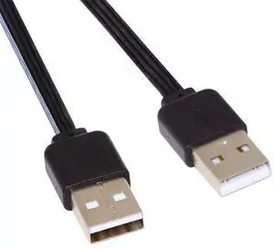 13cm USB 2.0 Type-A Male to Type-A Male Male Data Flat Slim FPC Cable for FPV & Disk & Phone 13cm USB 2.0 Type-A Male to Type-A Male Male Data Flat Slim FPC Cable for FPV & Disk & Phone