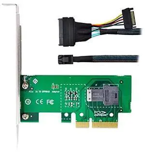 PCI-E 3.0 4.0 to SFF-8643 Card Adapter and U.2 U2 SFF-8639 NVME PCIe SSD Cable for Mainboard SSD PCI-E 3.0 4.0 to SFF-8643 Card Adapter and U.2 U2 SFF-8639 NVME PCIe SSD Cable for Mainboard SSD