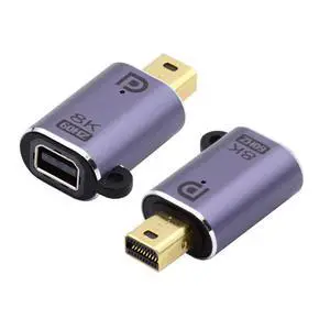 Mini DisplayPort 1.4 Male to Mini DP Female 8K 60hz Adapter Ultra-HD UHD 4K 144hz 7680 * 4320 for Video PC Laptop Monitor Mini DisplayPort 1.4 Male to Mini DP Female 8K 60hz Adapter Ultra-HD UHD 4K 144hz 7680 * 4320 for Video PC Laptop Monitor