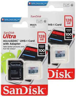 128GB X2 (256GB) MicroSD HC Ultra Uhs-1 Memory Card 128GB X2 (256GB) MicroSD HC Ultra Uhs-1 Memory Card