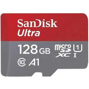 128GB Ultra microSDXC UHS-I Memory Card - Up to 140 MB/s, C10, U1, Full HD, A1, Micro SD Card - SDSQUAB-128G-GN6MN 128GB Ultra microSDXC UHS-I Memory Card - Up to 140 MB/s, C10, U1, Full HD, A1, Micro SD Card - SDSQUAB-128G-GN6MN