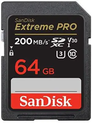 64GB Extreme PRO SDXC UHS-I Memory Card - C10, U3, V30, 4K UHD, SD Card - SDSDXXU-064G-GN4IN 64GB Extreme PRO SDXC UHS-I Memory Card - C10, U3, V30, 4K UHD, SD Card - SDSDXXU-064G-GN4IN