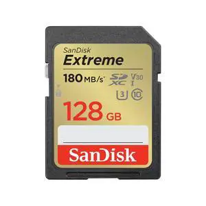 128GB Extreme SDXC UHS-I Memory Card - C10, U3, V30, 4K, UHD, SD Card - SDSDXVA-128G-GNCIN 128GB Extreme SDXC UHS-I Memory Card - C10, U3, V30, 4K, UHD, SD Card - SDSDXVA-128G-GNCIN