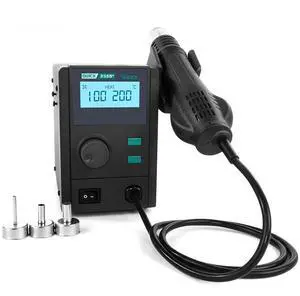 858D+ lead-free Hot Air Desoldering Station LCD Digital Display Rework Station Hot Air Gun For Chip PCB SMD Repair Tools 858D+ lead-free Hot Air Desoldering Station LCD Digital Display Rework Station Hot Air Gun For Chip PCB SMD Repair Tools