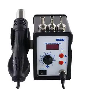 858D Hot Air Desoldering Station LCD Digital Display Rework Station Hot Air Gun For Chip PCB SMD Repair Tools 858D Hot Air Desoldering Station LCD Digital Display Rework Station Hot Air Gun For Chip PCB SMD Repair Tools