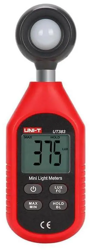 Hygrometer UT383 : Mini Light Meters with Certificates: CE, UKCA 200,000 LUX Digital Luxmeter Luminance Lux Fc Test Max Min Illuminometers Photometer Hygrometer UT383 : Mini Light Meters with Certificates: CE, UKCA 200,000 LUX Digital Luxmeter Luminance Lux Fc Test Max Min Illuminometers Photometer