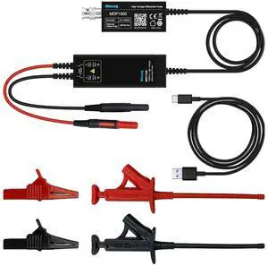 Oscilloscope HV Probe MDP Series MDP1500 100Mhz High Voltage Differential Probe BNC Interface Dual Range Selection Quick Zero USB Power Supply(MDP1500) Oscilloscope HV Probe MDP Series MDP1500 100Mhz High Voltage Differential Probe BNC Interface Dual Range Selection Quick Zero USB Power Supply(MDP1500)