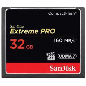 32 GB Extreme Pro CF 160MB/s High Speed UDMA7 Compact Flash Card 32 GB Extreme Pro CF 160MB/s High Speed UDMA7 Compact Flash Card