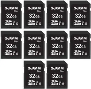 Plus 32GB SDHC Class 10 Camera Memory Card r90MB/s Bulk Packaging (10 Pack, 32, GB) Plus 32GB SDHC Class 10 Camera Memory Card r90MB/s Bulk Packaging (10 Pack, 32, GB)