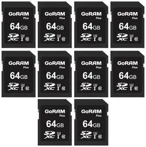 Plus 64GB SDXC Class 10 Camera Memory Card r90MB/s Bulk Packaging (10 Pack, 64, GB) Plus 64GB SDXC Class 10 Camera Memory Card r90MB/s Bulk Packaging (10 Pack, 64, GB)