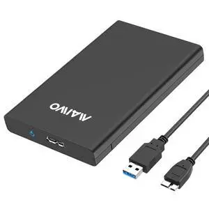Hard Drive Enclosure for 2.5 inch SATA HDD SSD 7-9.5mm, USB 3.0 6Gbps with UASP, 6TB Capacity, Tool Free External Hard Drive Adapter Reader Case Hard Drive Enclosure for 2.5 inch SATA HDD SSD 7-9.5mm, USB 3.0 6Gbps with UASP, 6TB Capacity, Tool Free External Hard Drive Adapter Reader Case