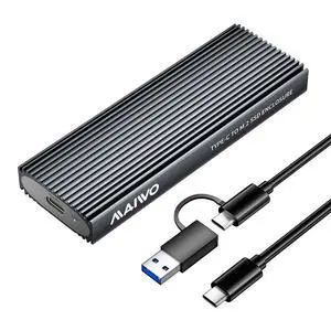 M.2 NVMe SATA SSD Enclosure, USB 3.1 GEN2 10Gbps with UASP Trim, Up to 8TB, Tool Free PCIe NVMe NGFF SATA SSD Reader Case for 2230/2242/2260/2280mm M Key B+M Key M.2 NVMe SATA SSD Enclosure, USB 3.1 GEN2 10Gbps with UASP Trim, Up to 8TB, Tool Free PCIe NVMe NGFF SATA SSD Reader Case for 2230/2242/2260/2280mm M Key B+M Key