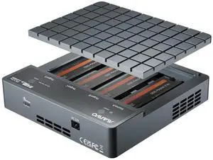 4 Bay NVMe Cloner Enclosure USB4 40Gbps, M.2 PCIe NVMe SSD Reader Duplicator 1-to-3 Clone with Cooling Fan, Compatible with Thunderbolt4/3 USB4/3.2/3.1/3.0 4 Bay NVMe Cloner Enclosure USB4 40Gbps, M.2 PCIe NVMe SSD Reader Duplicator 1-to-3 Clone with Cooling Fan, Compatible with Thunderbolt4/3 USB4/3.2/3.1/3.0