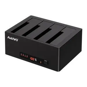 4 Bay Hard Drive Docking Station Cloner for 2.5 3.5 Inch SATA HDD SSD, USB 3.0 5Gbps Speed with UASP, 96TB Capacity, External HDD Duplicator Reader 4 Bay Hard Drive Docking Station Cloner for 2.5 3.5 Inch SATA HDD SSD, USB 3.0 5Gbps Speed with UASP, 96TB Capacity, External HDD Duplicator Reader