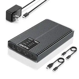 NVMe Cloner Duplicator, Dual Bay M.2 NVMe SSD Enclosure Reader, 20Gbps USB3.2 GEN2x2, Support M.2 PCIE NVME M Key SSD, Tool Free, All Aluminum NVMe Cloner Duplicator, Dual Bay M.2 NVMe SSD Enclosure Reader, 20Gbps USB3.2 GEN2x2, Support M.2 PCIE NVME M Key SSD, Tool Free, All Aluminum