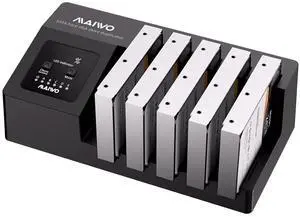 USB 3.0 to SATA I/II/III Hard Drive Cloner Docking Station for 2.5 3.5 Inch SATA HDD SSD, 5 Bay External Hard Drive Duplicator Reader with UASP, 120TB Capacity, Tool Free USB 3.0 to SATA I/II/III Hard Drive Cloner Docking Station for 2.5 3.5 Inch SATA HDD SSD, 5 Bay External Hard Drive Duplicator Reader with UASP, 120TB Capacity, Tool Free