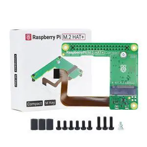 Raspberry Pi5 M.2 HAT+ PCIE Expand Board Supports NVMe Protocol SSD, High-Speed Reading/Writing (Compact Kit) Raspberry Pi5 M.2 HAT+ PCIE Expand Board Supports NVMe Protocol SSD, High-Speed Reading/Writing (Compact Kit)