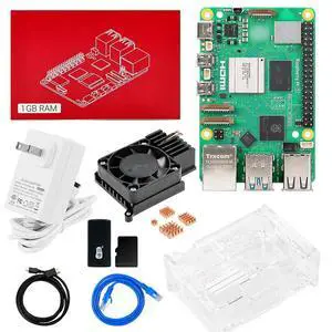 RPi 5 1GB Basic Kit Including Pi 5 1GB Board, Pi 5 Case and Active Cooler (1GB RAM) RPi 5 1GB Basic Kit Including Pi 5 1GB Board, Pi 5 Case and Active Cooler (1GB RAM)