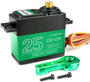 25KG High Torque Digital Servo Full Metal Gear Servo Motor for RC Model DIY Waterproof Control Angle 180° DS3218MG (25kg servo) 25KG High Torque Digital Servo Full Metal Gear Servo Motor for RC Model DIY Waterproof Control Angle 180° DS3218MG (25kg servo)