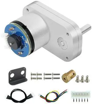 DC Metal Gear Motor with Hall Encoder,Suitable for Small Wheelbase Robots (300RPM) 1:40 Reduction Ratio,for RC Car Chassis DIY (L-Type 520 Motor) DC Metal Gear Motor with Hall Encoder,Suitable for Small Wheelbase Robots (300RPM) 1:40 Reduction Ratio,for RC Car Chassis DIY (L-Type 520 Motor)