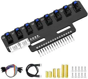 8-Channel Line Patrol Module Sensor 10 Pin,GPIO/IIC/USART,Suitable for RaspberryPi/STM32/UNO/Electronic Projects (8-Channel Module+PH2.0+Dupont Line+Copper Column) 8-Channel Line Patrol Module Sensor 10 Pin,GPIO/IIC/USART,Suitable for RaspberryPi/STM32/UNO/Electronic Projects (8-Channel Module+PH2.0+Dupont Line+Copper Column)