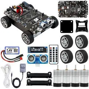 Smart Car with Multifunctional Development 2in1 STM32F103ZET6 DIY Programming Electronics Project Ranging, Following, Line Patrol (Standard Kit) Smart Car with Multifunctional Development 2in1 STM32F103ZET6 DIY Programming Electronics Project Ranging, Following, Line Patrol (Standard Kit)