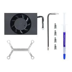 Cooling Fan for Jetson Orin Nano Super,PWM Heatsink for Jetson Orin NX Super, Speed Adjustable Embedded Heatsink with Screw Bracket Springs, DC 5V Cooling Fan for Jetson Orin Nano Super,PWM Heatsink for Jetson Orin NX Super, Speed Adjustable Embedded Heatsink with Screw Bracket Springs, DC 5V
