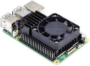 Active Cooler for Raspberry Pi 5, ICE Peak Cooler for Raspberry Pi 5, Aluminum Heatsink and Cooling Fan for Raspberry Pi 5 8GB/4GB/16GB Active Cooler for Raspberry Pi 5, ICE Peak Cooler for Raspberry Pi 5, Aluminum Heatsink and Cooling Fan for Raspberry Pi 5 8GB/4GB/16GB