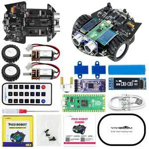 Raspberry Pi Pico2 Smart Robot Car Starter Programming Robot Kit DIY MicroPython Scientific Electronics Programming Project Kit Raspberry Pi Pico2 Smart Robot Car Starter Programming Robot Kit DIY MicroPython Scientific Electronics Programming Project Kit